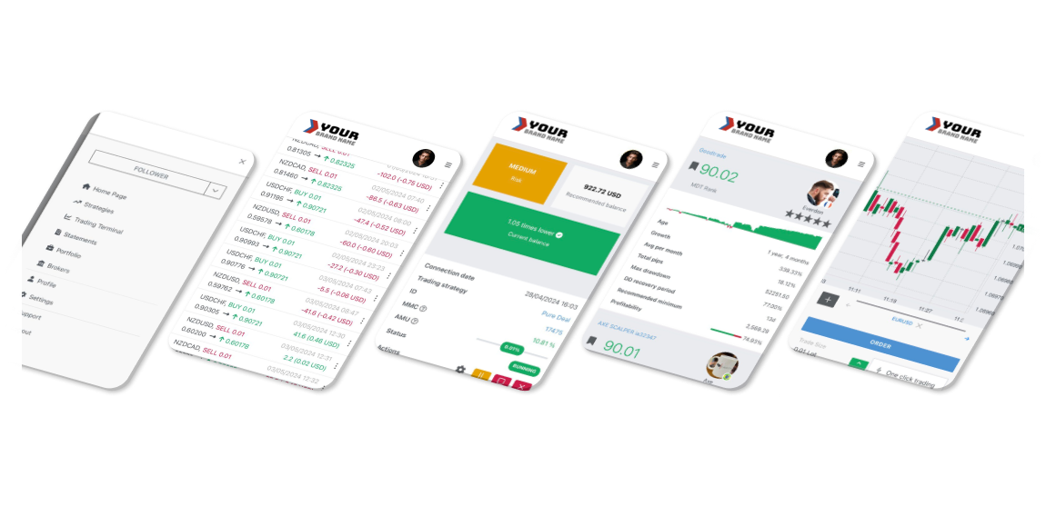 Copy Trading White Label Mobile Application